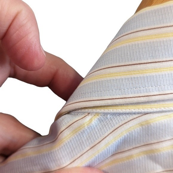 Ermenegildo Zegna Button Down Dress Shirt Portofino Comfort Size 39 - 15 1/2 - Picture 9 of 13